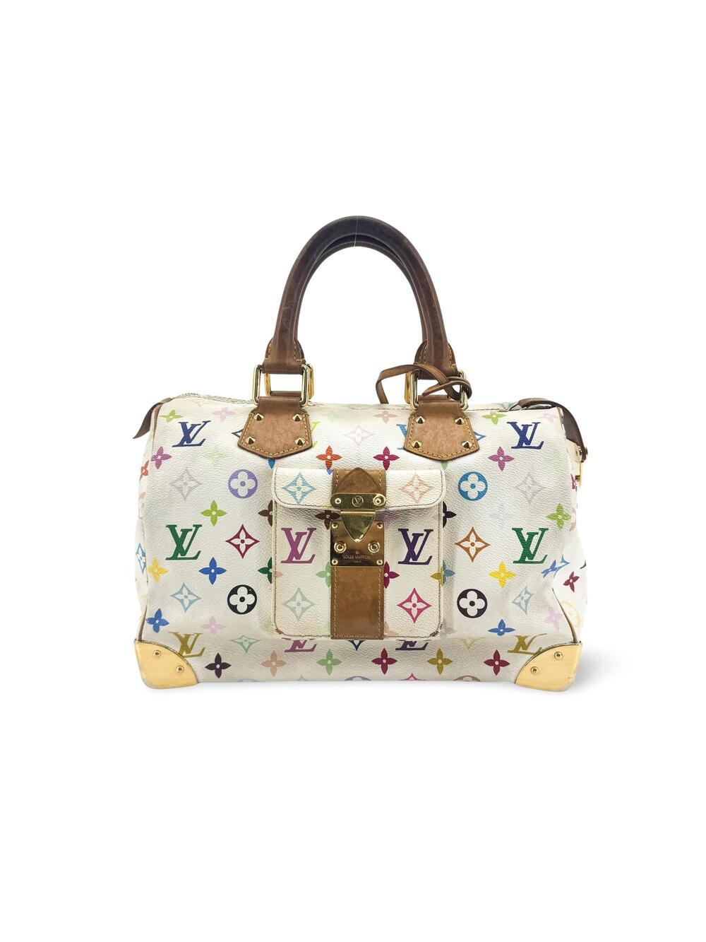 Louis Vuitton Multicolor White Speedy #352690F58B